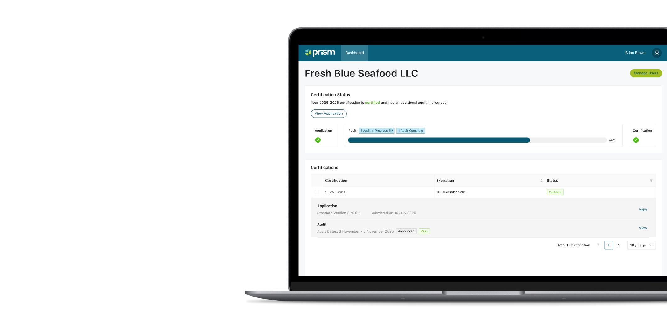 UX DESIGN LEAD | PRISM